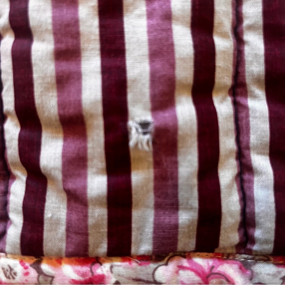 Anthropologie Rare Vintage Y2K Vibrant Floral Boho Quilt Queen - Picture 11 of 15